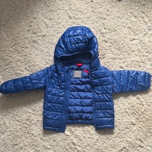 Primary Blue Kids Puffer Jacket